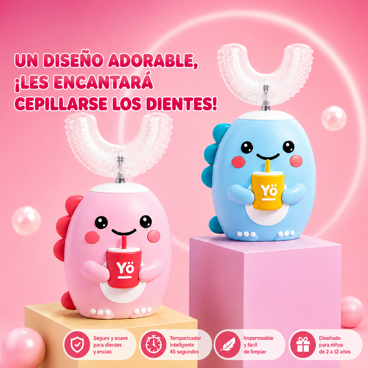 Cepillo Eléctrico Infantil Dino ™