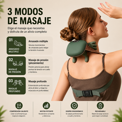 Masajeador Cervical 4D con Calor ™