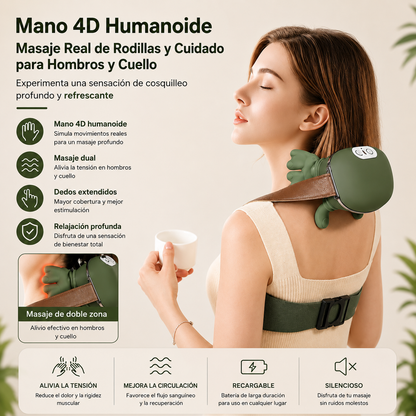 Masajeador Cervical 4D con Calor ™