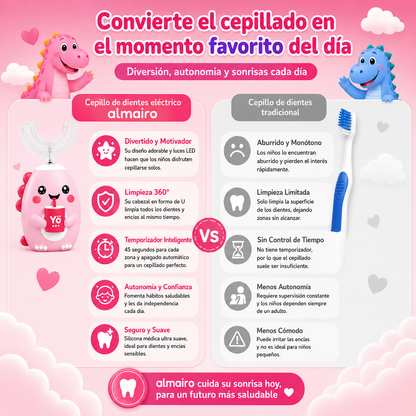 Cepillo Eléctrico Infantil Dino ™