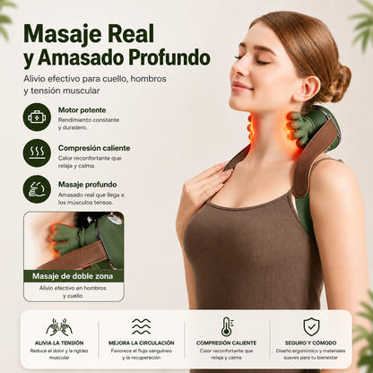 Masajeador Cervical 4D con Calor ™